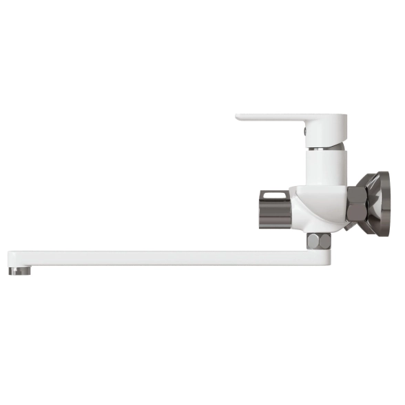 Смеситель д/в Mixline ML33-02 City White 35k бел/хром-image-2
