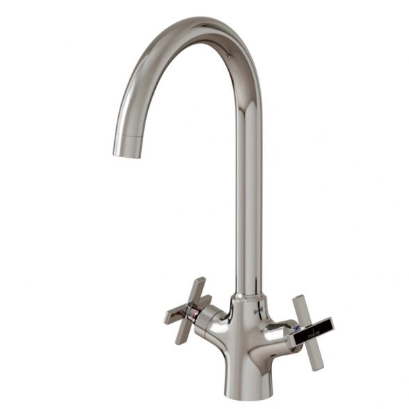 Смеситель д/у Mixline ML37-032 Cross 1/2 кер. выс.изл