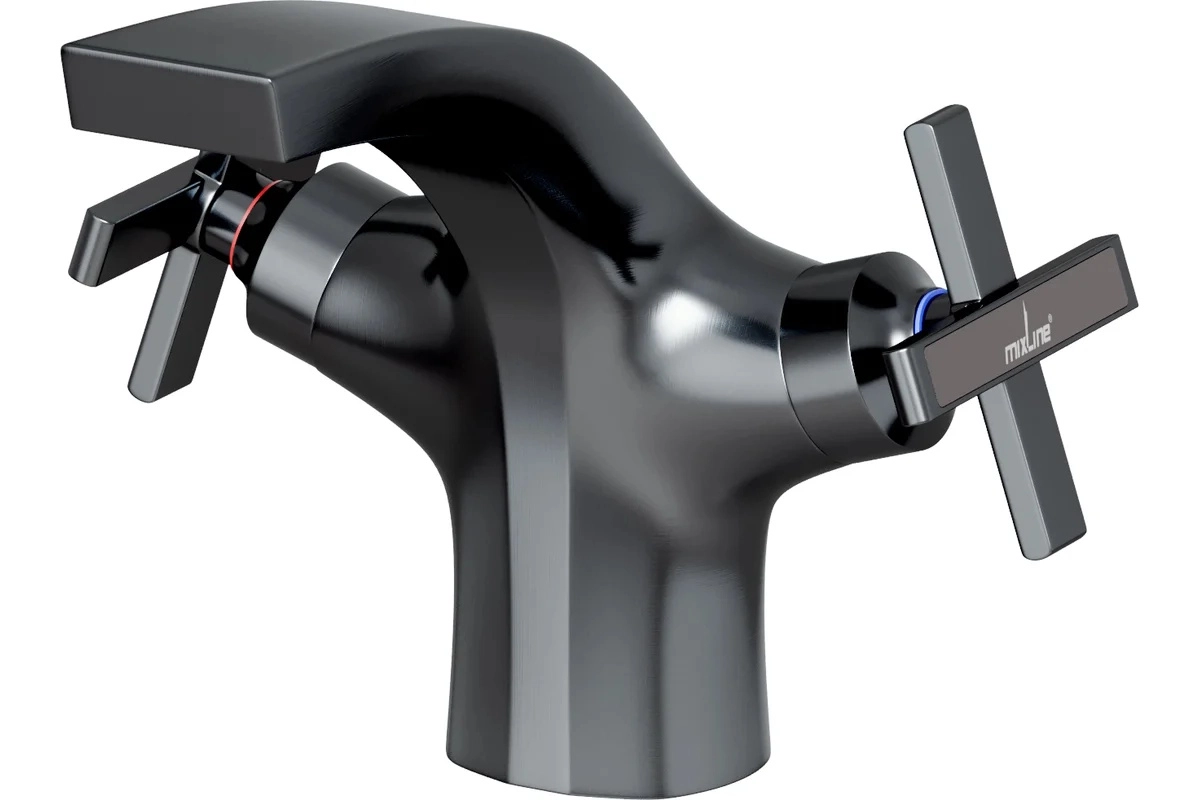 Смеситель д/у Mixline Graphite ML38-04 1/2кер графит