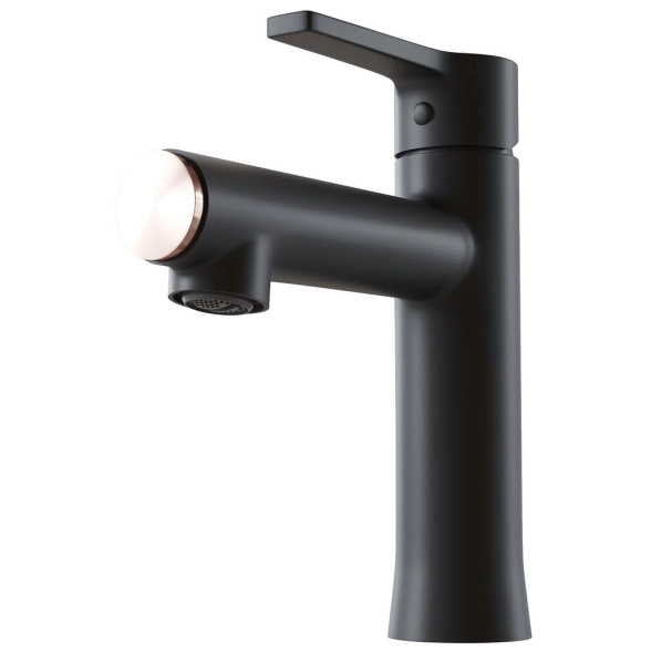 Смеситель д/у MIXLINE Round Black ML23-04 черный-image-2
