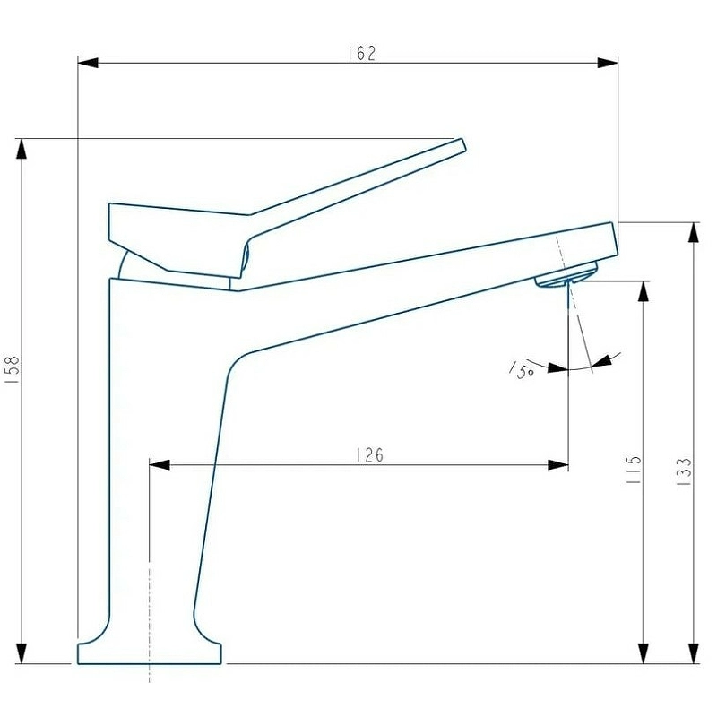Смеситель в/м Haiba HB10818-image-1
