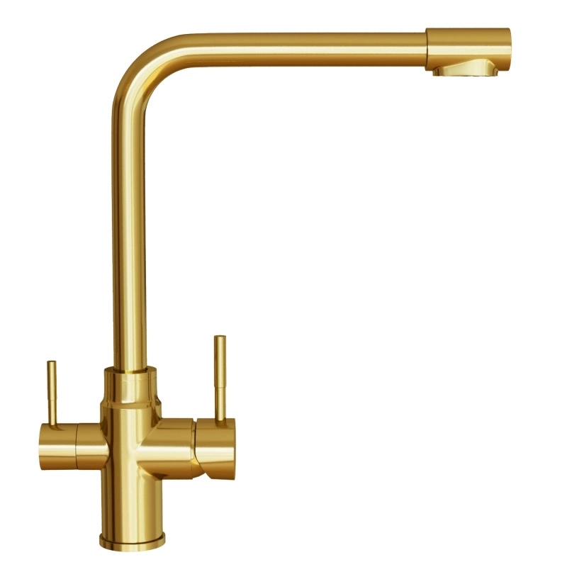 Смеситель д/м Mixline MLSS-0320G золото-image-1