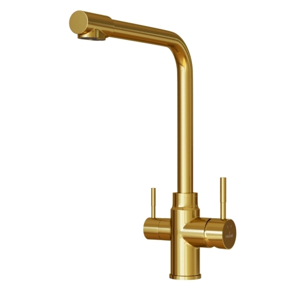 Смеситель д/м Mixline MLSS-0320G золото