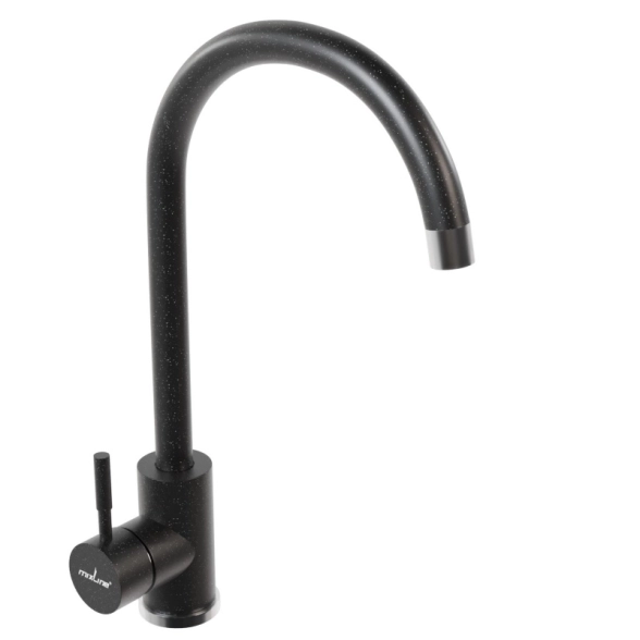 Смеситель в/м 35к MIXLINE ML-GS15 (308) черный