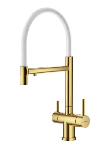 Смеситель в/м Splenka S70.63.03 золото мат