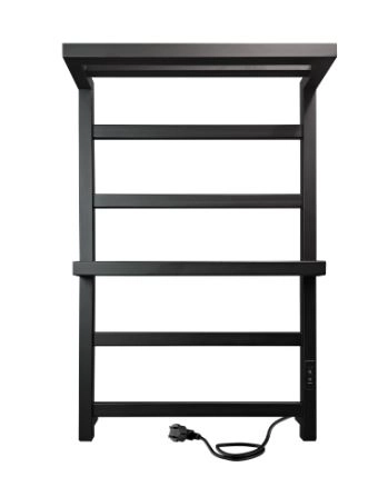 Пол/сушитель INDIGO Forte с/п 80x50 унив.подкл R/L чер.муар