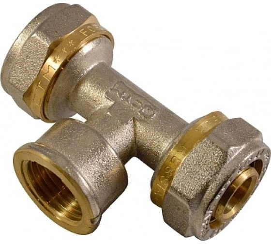 Тройник 16х3/4х16 ц/г/ц