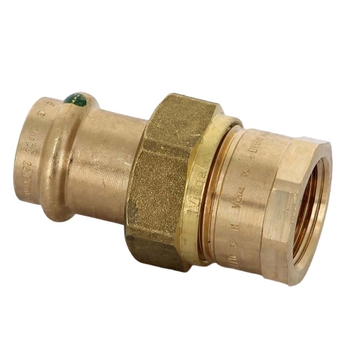 Муфта разъем.пресс-ВР 22х3/4" бронза м.2262 Viega 125318-image-2