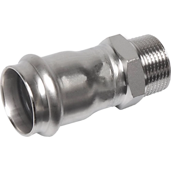 Соединитель-пресс NiroSan 22х3/4"HP т.9243G Sanha 69243G2234