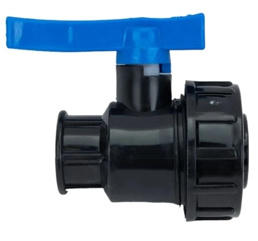 Кран шаровой вн/вн 1/2"-1/2" ПЭ PN16 ТПК-АКВА