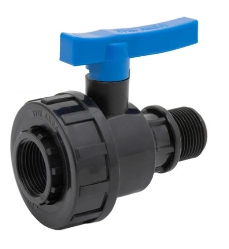 Кран шаровой нар/вн 1"-3/4" ПЭ PN16 ТПК-АКВА