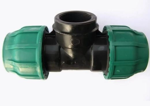 Тройник ПЭ вн/р 25х3/4"х25 обж.POELSAN GREEN