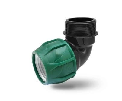 Отвод ПЭ 20х1/2 н/р обж.POELSAN GREEN