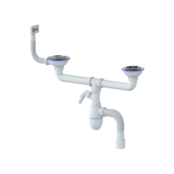 Сифон Unicorn 3 1/2" d40мм B730V универс