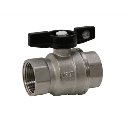 Кран шар 1" вн/вн ручка бабочка VRT