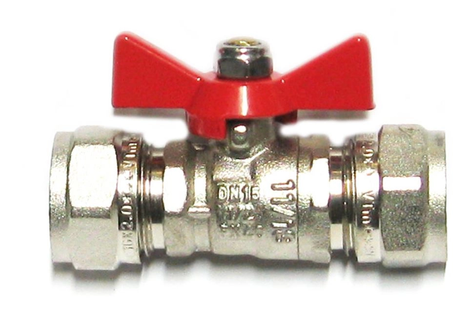 Кран шар д/МП трубы 16х16 ц/ц баб. VALTEC VT.343