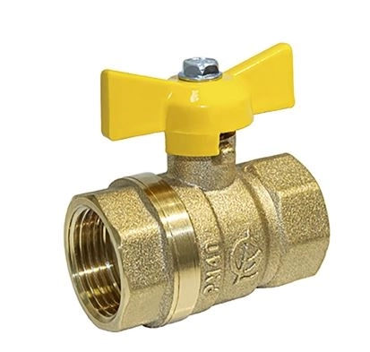 Кран газ шар 3/4" вн/вн руч/баб 11б27п СТ 230 ГАЛЛОП/PN40
