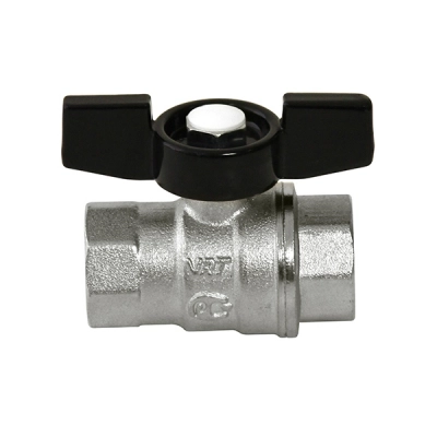 Кран шар 1/2'' вн/вн ручка бабочка VRT?