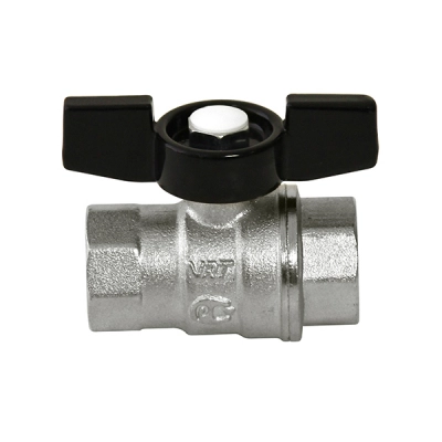 Кран шар 1/2'' вн/вн ручка бабочка VRT?