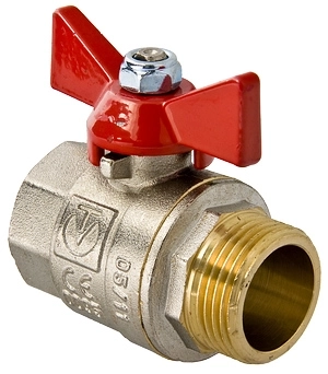 Кран шар 1'' вн/нар ручка баб VALTEC VT.218