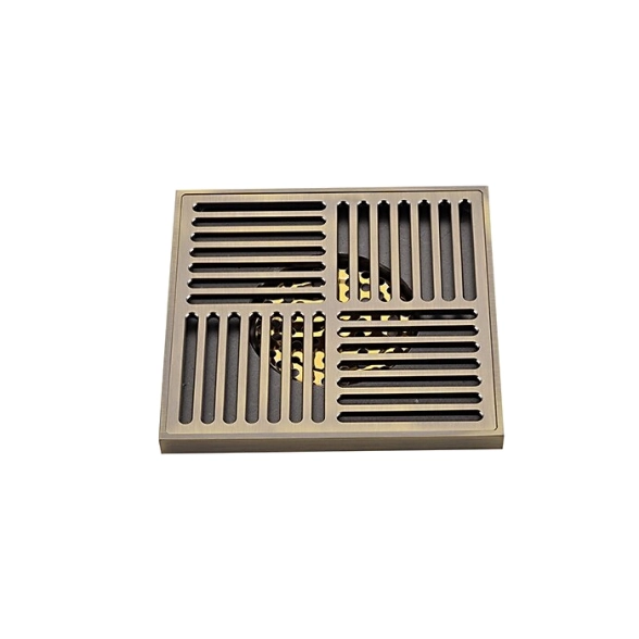 Трап GAPPO 50 G81501-4 верт.лат 150*150мм бронза