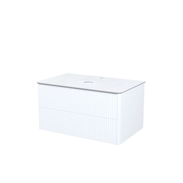 Тумба подвесн.со столешницей IDDIS Aiger 80 AIG80W0i95K белая