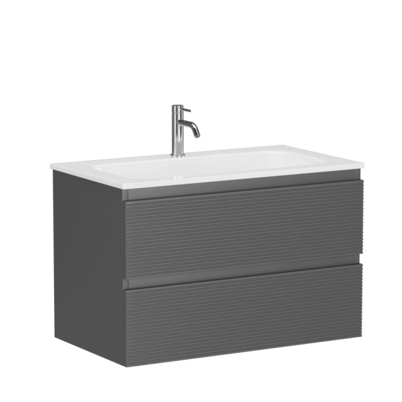 Тумба SANCOS Folk 80см 2я Grey Soft подвес