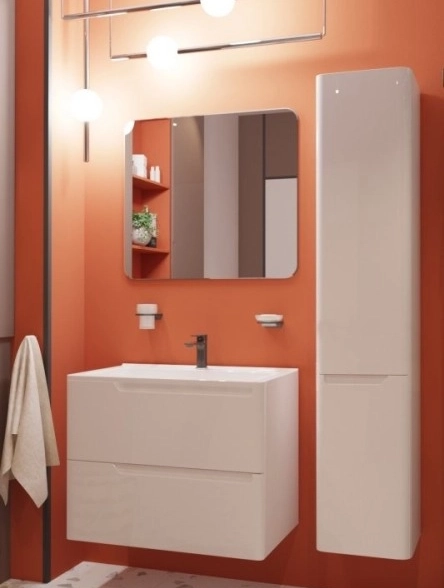 Комплект мебели Kare Luxe 800х450 подвесной 2 ящика-image-2