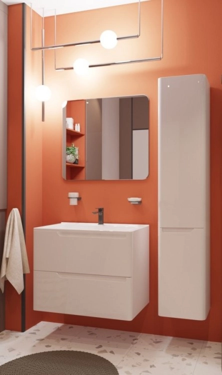 Комплект мебели Kare Luxe 800х450 подвесной 2 ящика-image-2