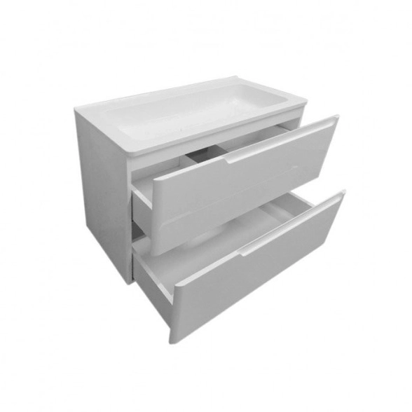 Комплект мебели Kare Luxe 800х450 подвесной 2 ящика-image-3