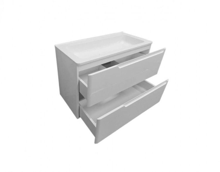 Комплект мебели Kare Luxe 800х450 подвесной 2 ящика-image-3