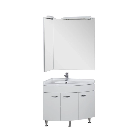 Зеркало Корнер 88 L угл. +карниз 158820