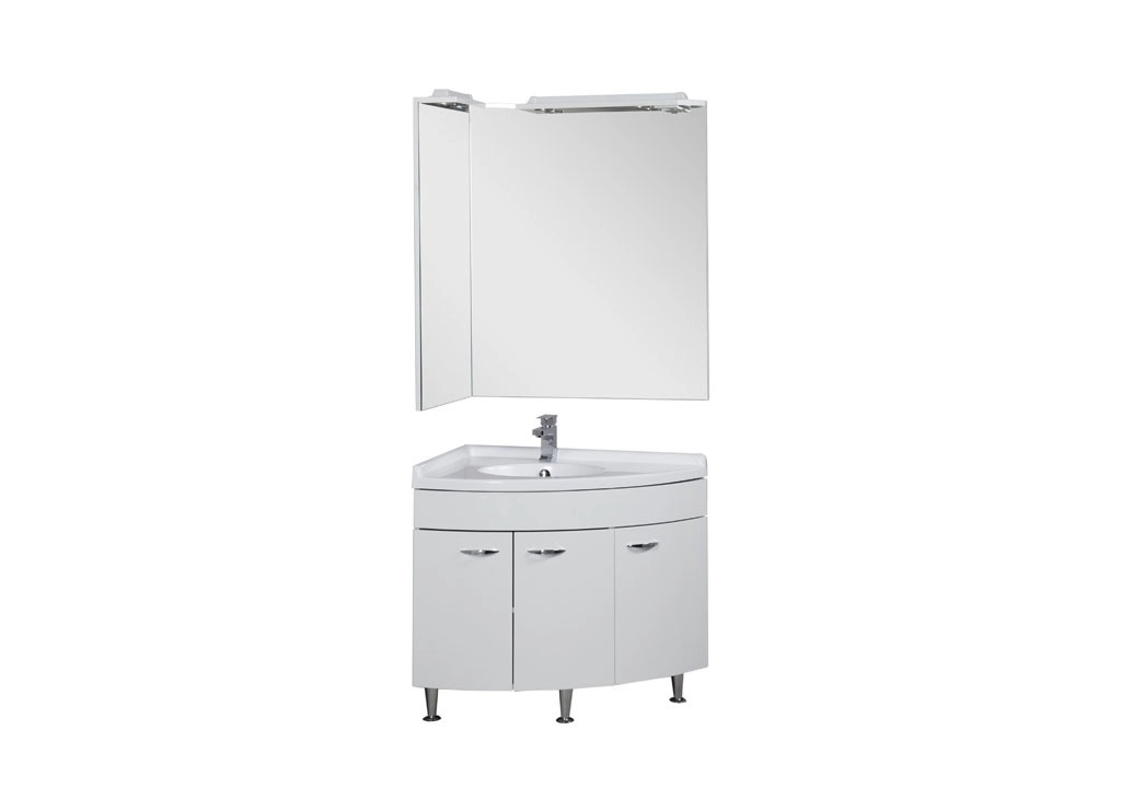 Зеркало Корнер 88 L угл. +карниз 158820