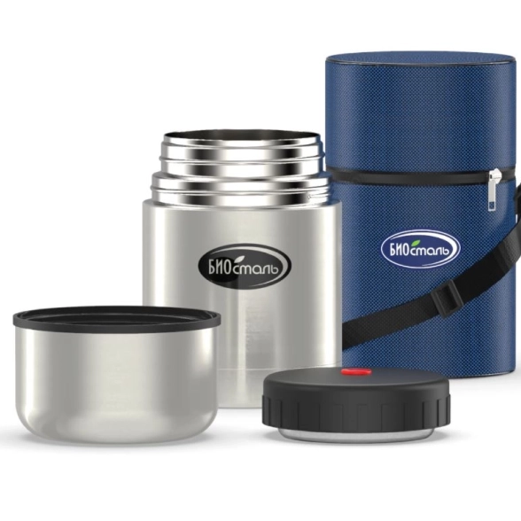 Термос БИОСТАЛЬ суповой NT-500 500мл ш/г в чехле