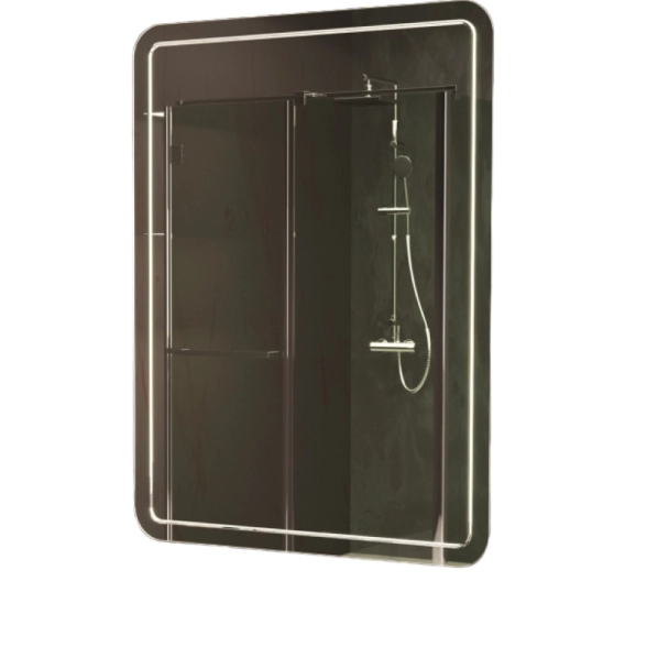 Зеркало MIXLINE Неро 550*750 (ШВ) гравировка