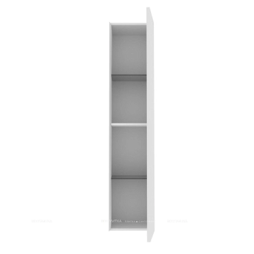 Шкаф-пенал La Fenice Terra Bianco 30см белый мат-image-1