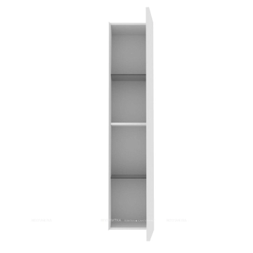 Шкаф-пенал La Fenice Terra Bianco 30см белый мат-image-1