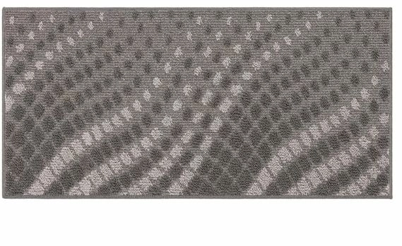 Коврик универс.SHAHINTEX LOOP ITALIANO 50x80 волна серый 50