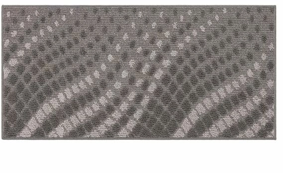 Коврик универс.SHAHINTEX LOOP ITALIANO 50x80 волна серый 50