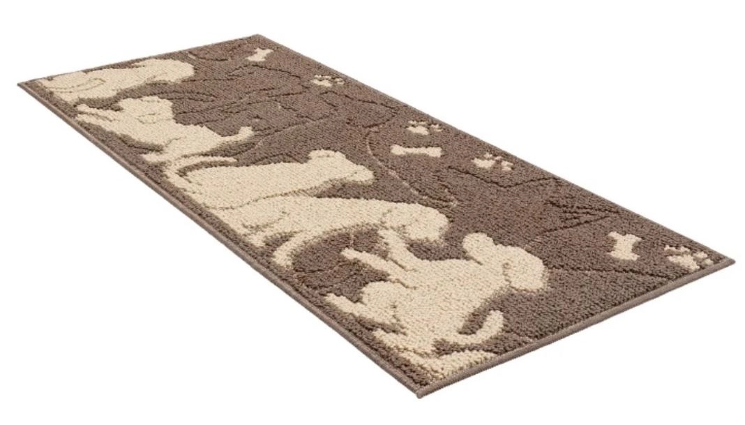 Коврик универс.SHAHINTEX LOOP ITALIANO 50x80 собачки кофе с молок 55