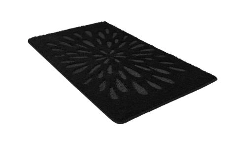 Коврик д/в SHAHINTEX PP LUX 60*100 черный 18
