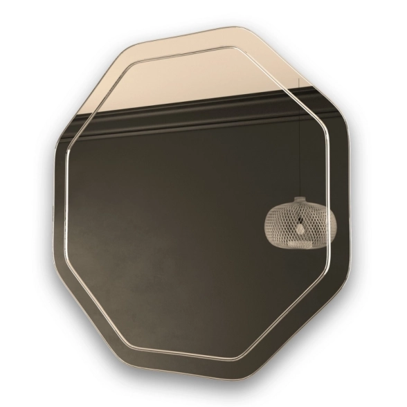 Зеркало MIXLINE Герда 600х600 (ШВ) гравировка