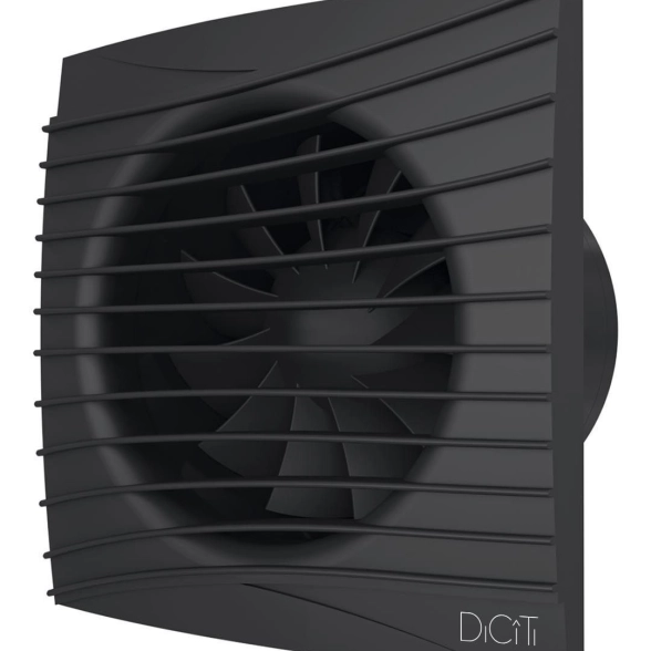 Вентилятор ЭРА SILENT D125 DICITI Matt black-image-1