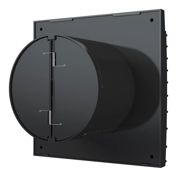 Вентилятор ЭРА SILENT D125 DICITI Matt black-image-3