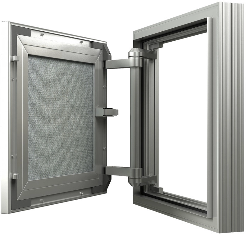 Люк п/плитку D4040 ceramo comfort нажимной 400х400-image-1