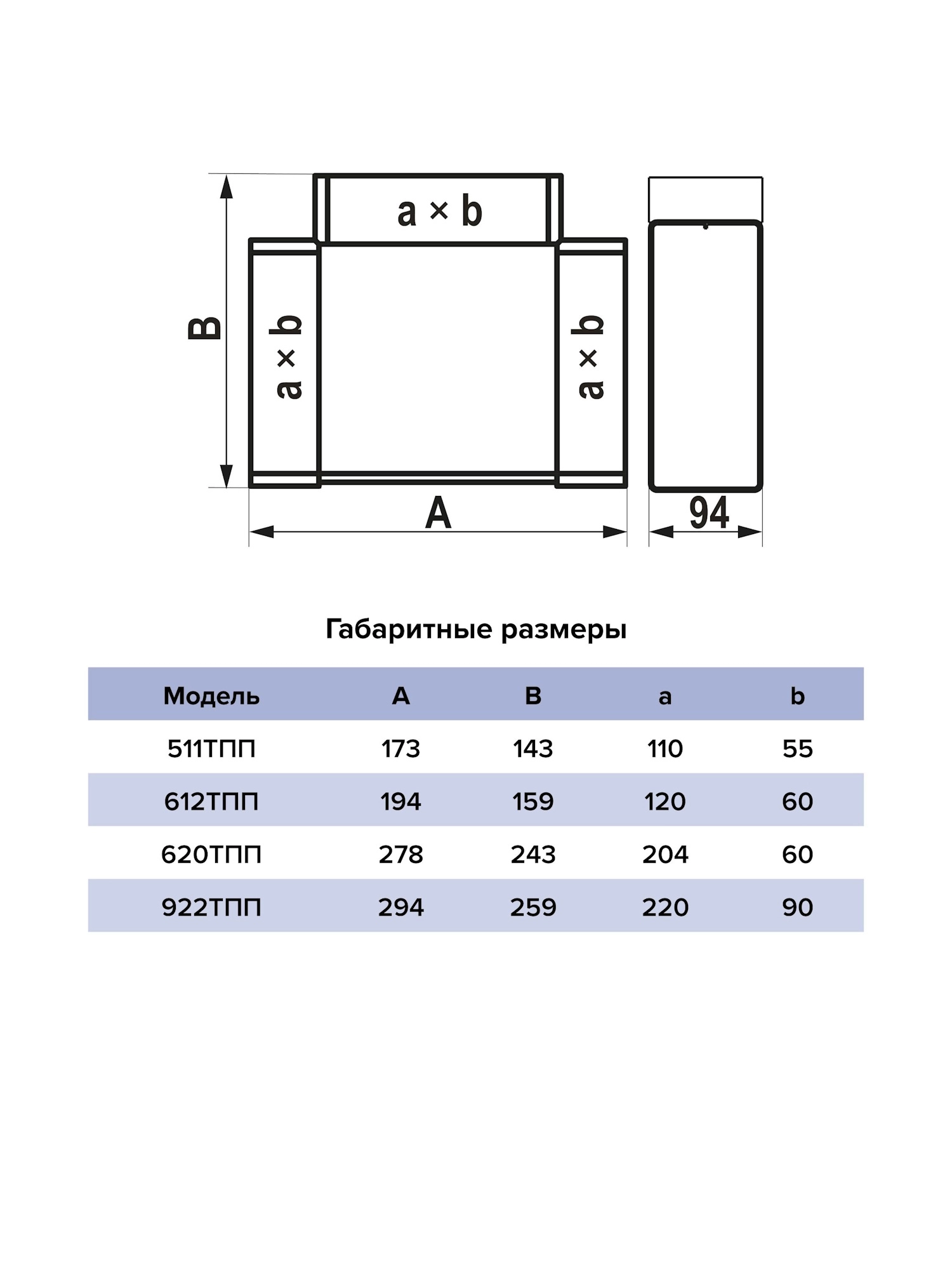 Тройник ЭРА ТПП 90х220-image-5