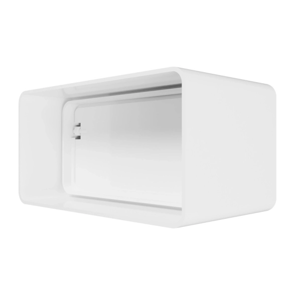 Соединитель ЭРА 90х220 обр.клапан пластик 922СКПО