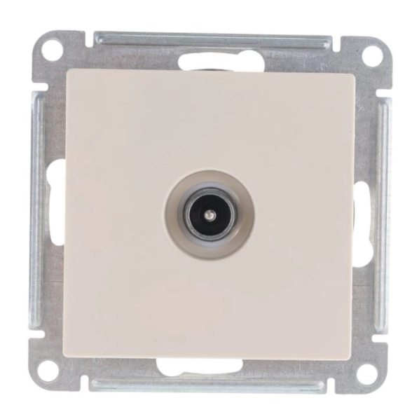 Розетка TV ATLAS СП 16A 1DB мех.конц.беж ATN000291