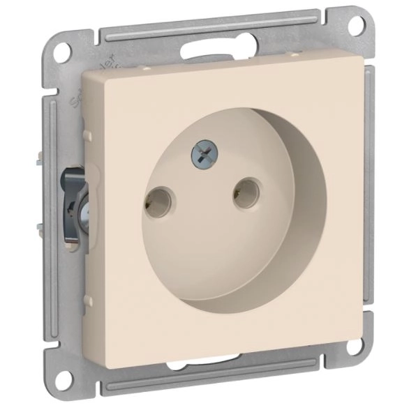 Розетка ATLAS СП 16А б/з мех.беж.ATN000241