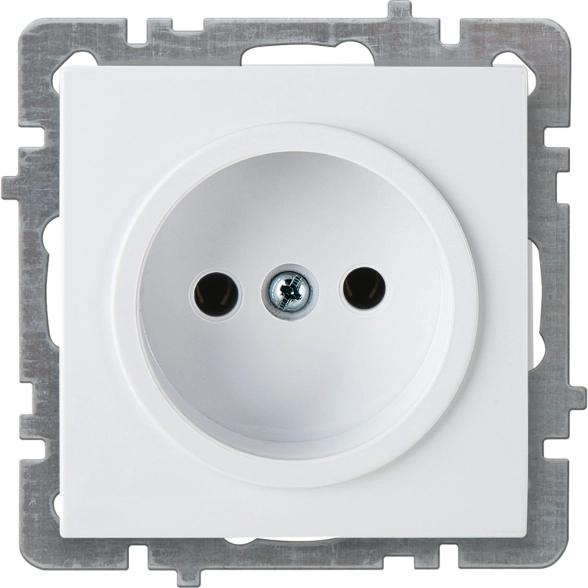 Механизм розетки 1м СУ TOURAN-ALEGRA-THOR белый